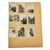 Original U.S. WWII D-Day Major Richard Sinclair Scrapbook Page Group with Eisenhower D-Day Letter Addressed to LST 371, Captured Armband, and Documents Original Items