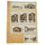 Original U.S. WWII D-Day Major Richard Sinclair Scrapbook Page Group with Eisenhower D-Day Letter Addressed to LST 371, Captured Armband, and Documents Original Items
