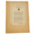 Original U.S. WWII D-Day Major Richard Sinclair Scrapbook Page Group with Eisenhower D-Day Letter Addressed to LST 371, Captured Armband, and Documents Original Items
