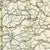 Original British WWII RAF Silk Double-Sided Escape Map of Germany & France - Air Ministry No. 7329 & 7330 - 15 x 18” Original Items