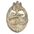 Original German WWII Silver Grade Panzer Assault Tank Badge by Hermann Aurich of Dresden Original Items
