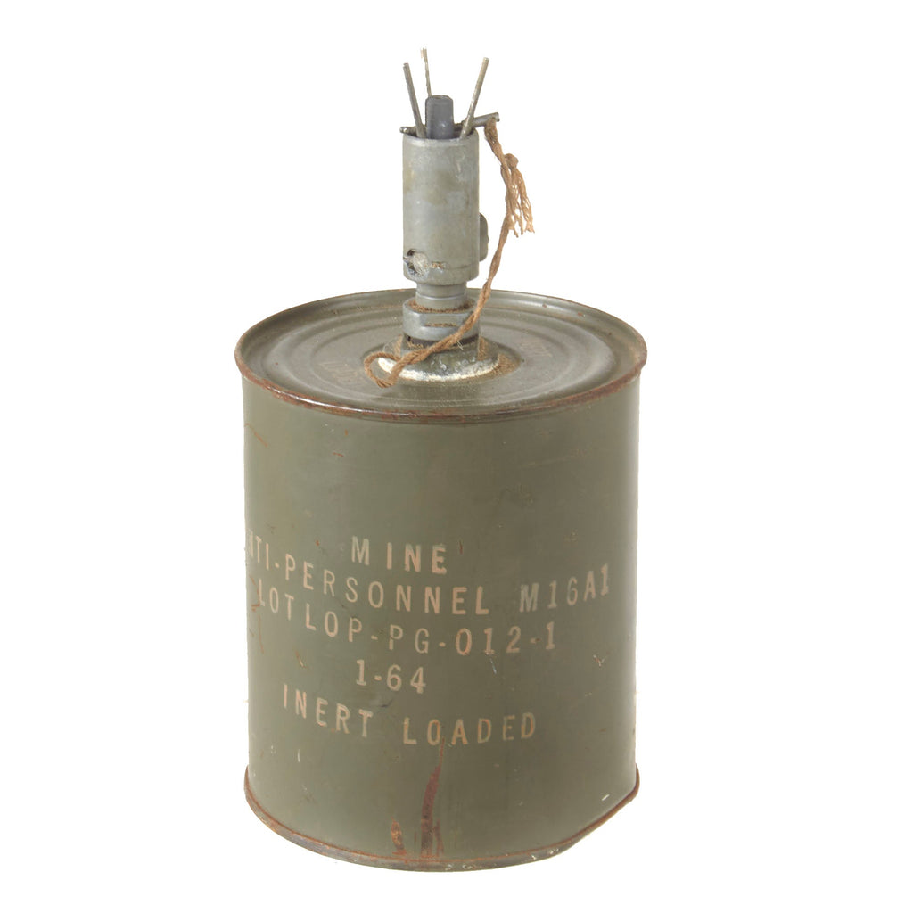 Original U.S. Vietnam War M16A1 Bounding / Fragmentation Mine Dated January 1964 - Bouncing Betty Original Items