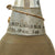 Original U.S. Korean War Deactivated 81mm M43A1B1 HE Mortar Shell Round Dated 1953 with Vietnam War 1968-Dated Fuze on Display Stand - Inert Original Items