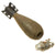 Original U.S. Korean War Deactivated 81mm M43A1B1 HE Mortar Shell Round Dated 1953 with Vietnam War 1968-Dated Fuze on Display Stand - Inert Original Items