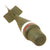 Original British WWI Royal Flying Corps Inert 20 Pound Cooper Aerial Bomb with Fuze & Fuze Cover Original Items