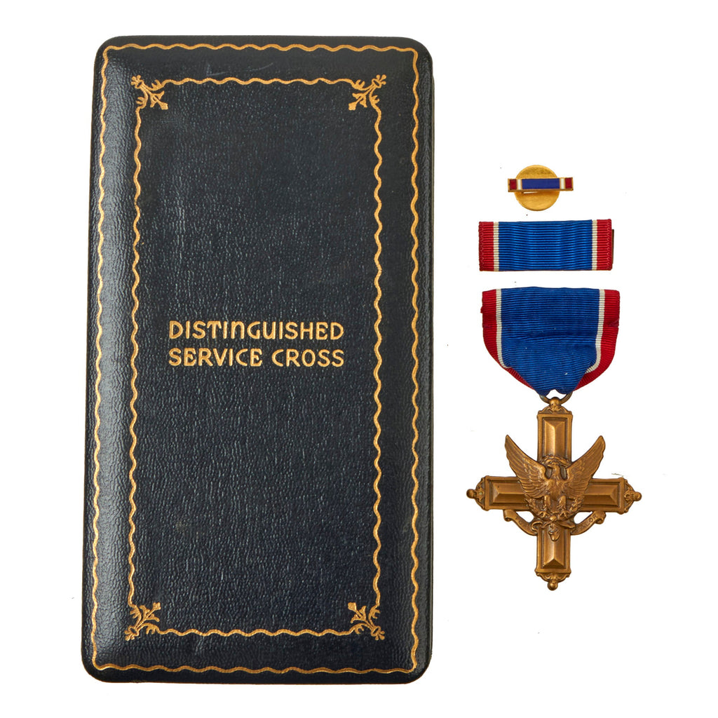 Original U.S. WWII Cased Numbered Distinguished Service Cross Set by Medallic Art Company in 1942 - #11200 - Last D.S.C. of 1942 Contract Original Items