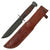 Original U.S. WWII PAL RH-36 MkII-Style Fighting Knife with Leather Belt Scabbard Original Items
