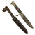 Original German WWII Early Motto Marked HJ Knife by W.K.C. Waffenfabrik of Solingen with Scabbard Original Items