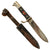 Original German WWII Transitional HJ Knife with Motto with Scabbard - Removed Maker Markings Original Items