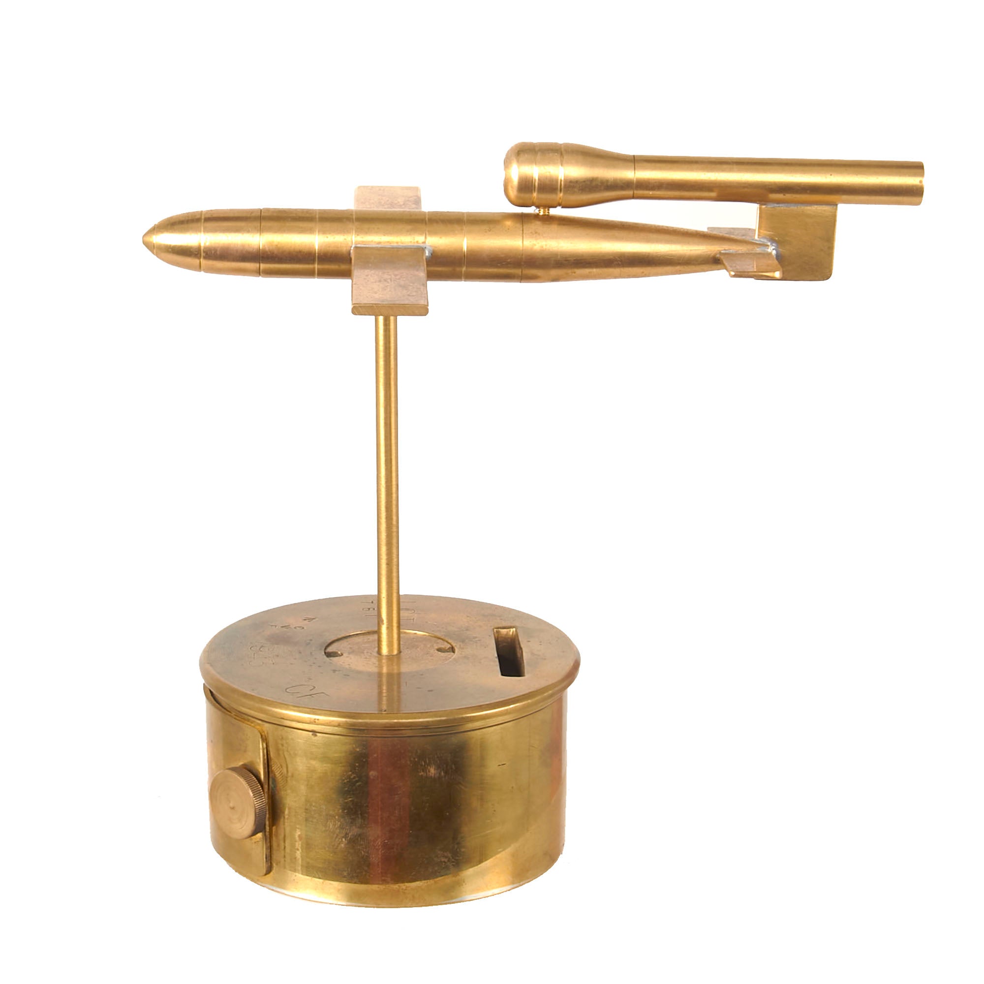 Original British WWII German V1 Flying Bomb “Buzz Bomb” Trench Art