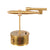 Original British WWII German V1 Flying Bomb “Buzz Bomb” Trench Art on Piggy Bank Stand Made from Brass Shells Original Items