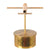 Original British WWII German V1 Flying Bomb “Buzz Bomb” Trench Art on Piggy Bank Stand Made from Brass Shells Original Items