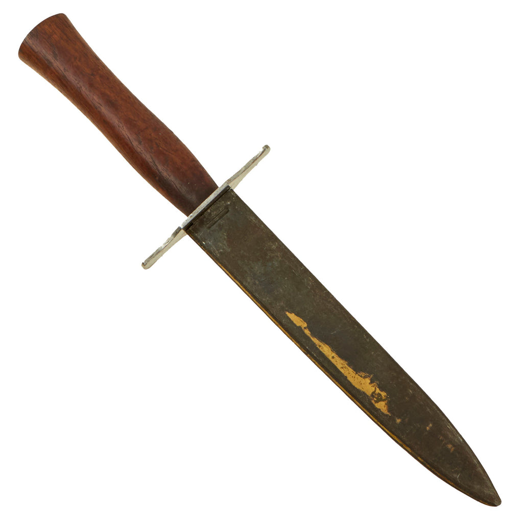 Original French WWI M1916 Type 2 Fighting Knife by Gonon 41 with Scabbard - Le Vengeur de 1870 Original Items