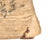 Original Japanese WWII Hand-Painted Silk Good Luck Flag with Lots of Well Wishes & Page of Translations - Portion Missing - 26 x 37½” Original Items