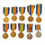 Original British WWI Rim-Engraved Victory Medal & British War Medal Lot - 10 Medals Total Original Items