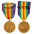 Original British WWI Rim-Engraved Victory Medal & British War Medal Lot - 10 Medals Total Original Items
