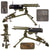 Original Finnish WWII 1942 Dated Russian Maxim M/09-21 Smooth Jacket Display Machine Gun with M/21 Ring Mount Tripod Original Items