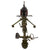 Original Finnish WWII 1942 Dated Russian Maxim M/09-21 Smooth Jacket Display Machine Gun with M/21 Ring Mount Tripod Original Items
