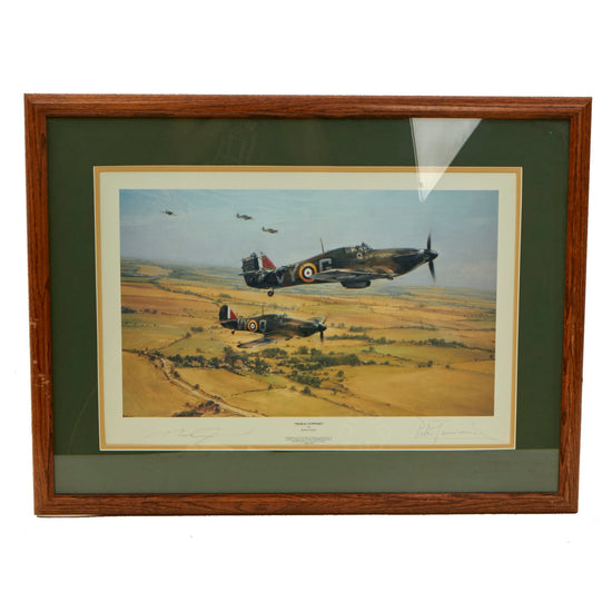 Original Signed Limited Edition Print: Framed “Angels Three Zero” by Robert Taylor Signed by Peter Townsend CVO DSO DFC - 22½ x 29¾” Original Items
