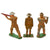 Original U.S. WWI & WWII Collection of Metal Toys - Lot of 19 Barclay Manoil Toys Original Items