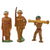 Original U.S. WWI & WWII Collection of Metal Toys - Lot of 19 Barclay Manoil Toys Original Items