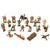Original U.S. WWI & WWII Collection of Metal Toy Soldiers - Lot of 20 Barclay Manoil Toys Original Items