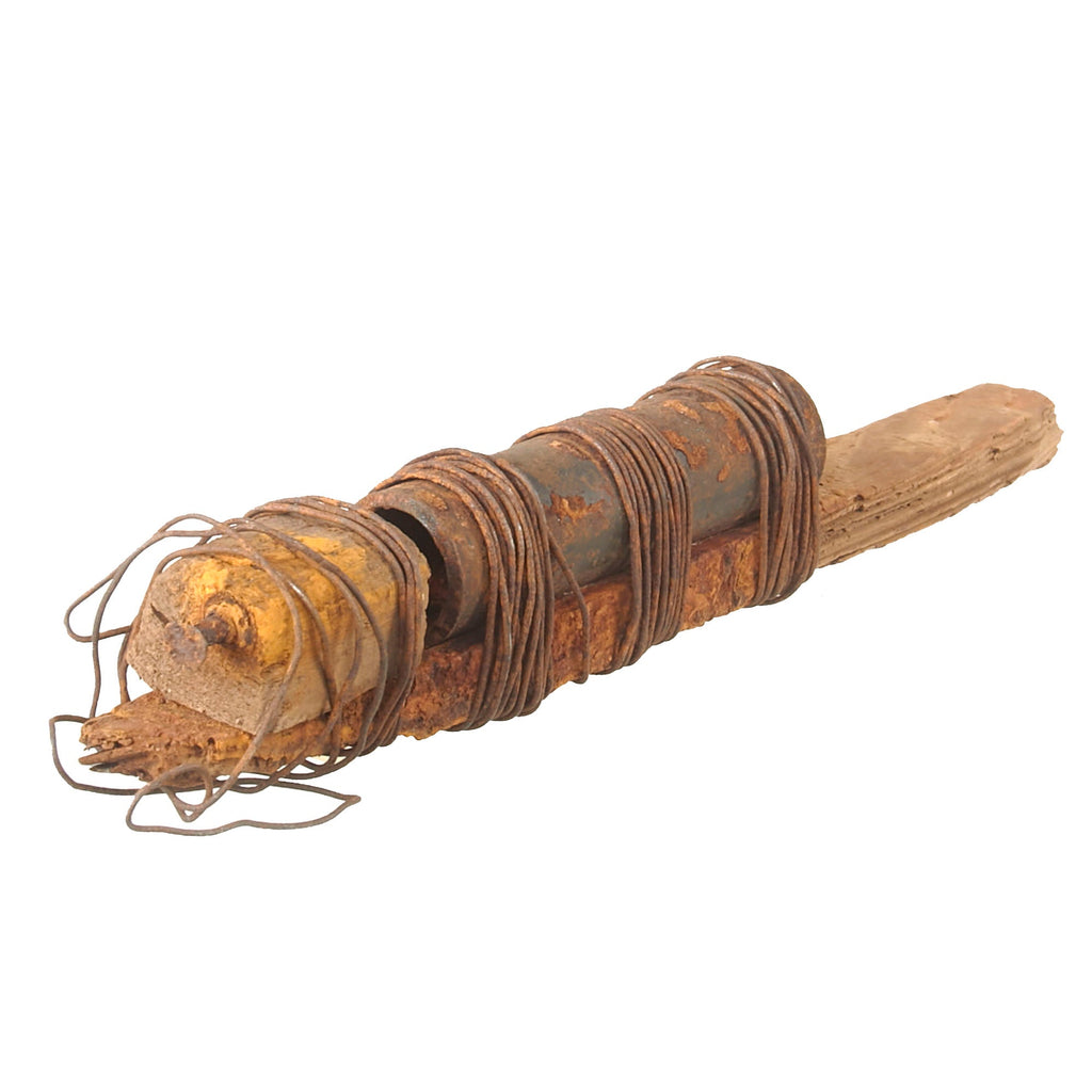Original French WWI IIIrd Army Stick Fragmentation Grenade - Pétard de la IIIe Armée Original Items