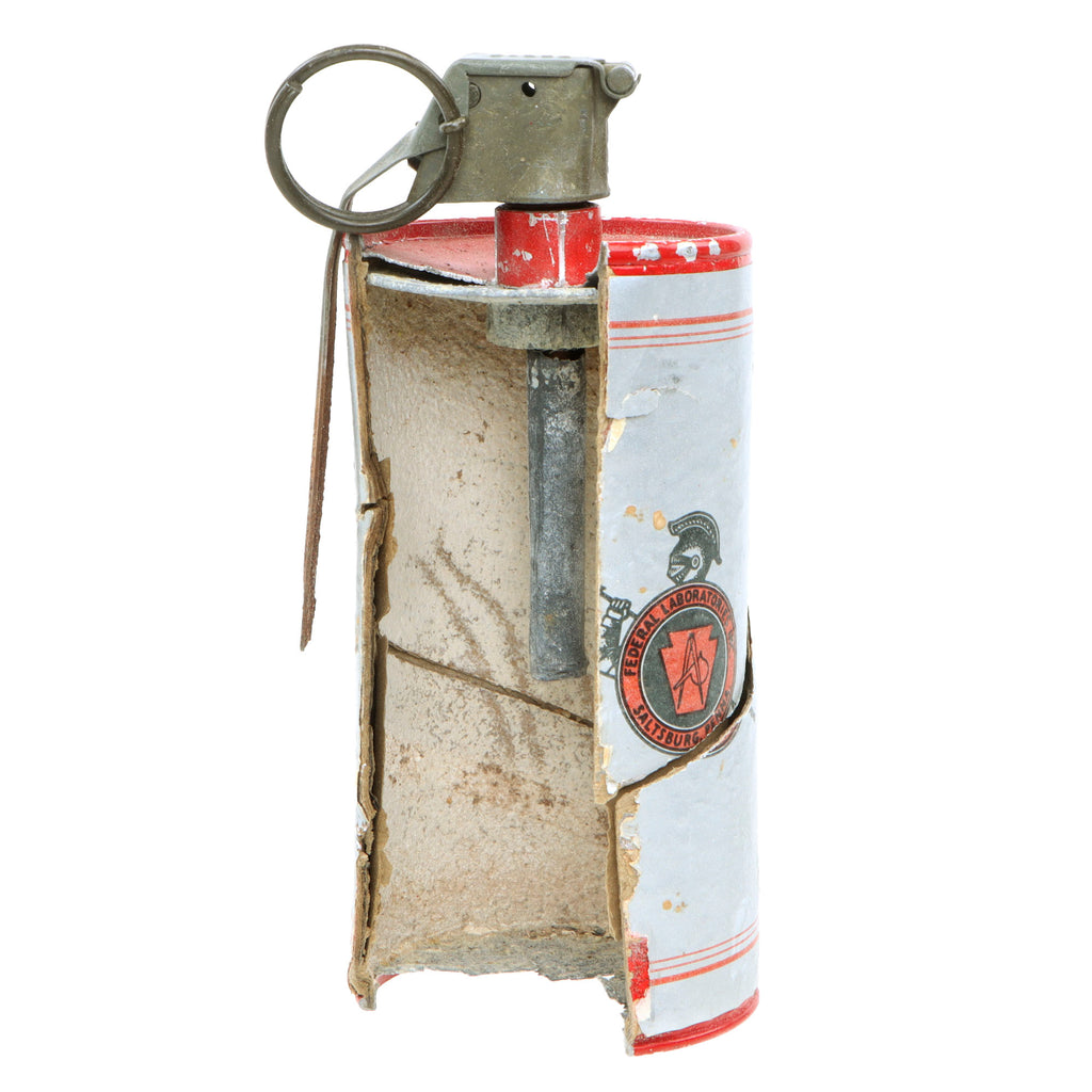 Original U.S. Cold War Federal Laboratories Tear Gas Grenade Cutaway ...