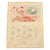 Original U.S. WWII USAAF Pacific Theater Chinese-Made Painted Blood Chit with Reproduction Flying Tigers Patch  - Chinese National Flag Original Items