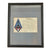 Original U.S. Framed SR-71 Blackbird Patch Flown at Speed in Excess of Mach 3 - 12 x 15” Original Items