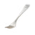 Original German WWII May 1945 Munich Braunes Haus Recovered AH “Informal Pattern” .800 Silver Demitasse Fork by Bruckmann & Söhne with Notarized Provenance from Captain Abraham Epstein - 1269th Engineer Combat Battalion