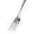Original German WWII May 1945 Munich Braunes Haus Recovered AH “Informal Pattern” .800 Silver Demitasse Fork by Bruckmann & Söhne with Notarized Provenance from Captain Abraham Epstein - 1269th Engineer Combat Battalion