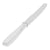 Original German WWII May 1945 Munich Führerbau Recovered AH “Formal Pattern” .800 Silver Dinner Knife by Bruckmann & Söhne with Notarized Provenance from Captain Abraham Epstein - 1269th Engineer Combat Battalion