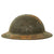 Original U.S. WWI M1917 Doughboy Helmet Shell with Multi-Colored Camouflage Paint Original Items