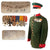 Original Imperial German Pre-WWI Named Prussian Jäger Officer Waffenrock & Dienstmütze Visor with 6-Place Medal Bar - Oscar Höflich Original Items