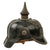 Original Imperial German WWI Grand Duchy of Baden M1915 Infantry EM/NCO Pickelhaube Helmet with Loose Visors - No Cockades or Chinstrap Original Items