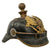 Original German WWI Prussian M1895 Artillery Pickelhaube Helmet Dated 1897 with Faint Markings - Reproduction Chinstrap & Cockades - Wappen Detached - Kugelhelm Original Items