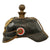 Original German WWI Prussian M1895 Artillery Pickelhaube Helmet Dated 1897 with Faint Markings - Reproduction Chinstrap & Cockades - Wappen Detached - Kugelhelm Original Items