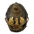 Original German WWI Prussian M1895 Artillery Pickelhaube Helmet Dated 1897 with Faint Markings - Reproduction Chinstrap & Cockades - Wappen Detached - Kugelhelm Original Items