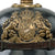 Original German WWI Bavarian Model 1914 Tin Plate Pickelhaube Helmet Repainted with Brass Components Polished & Lacquered - Eisenblech Ersatz-Helme - Likely Manufactured by Bing of Nurnberg Original Items