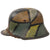 Original German WWI M16 Stahlhelm Helmet with Reproduced Panel Camouflage Paint & Original Liner - Marked Si.66 Original Items