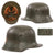 Original Imperial German WWI M16 Stahlhelm Helmet with M1917 Liner - Marked Si. 66 Original Items