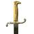 Original German M1871 Brass Hilt Mauser Rifle Bayonet with Scabbard by Gebruder Simson in Suhl & Assembled at Erfurt in Scabbard & Leather Frog - Dated 1878 Original Items