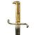 Original German M1871 Brass Hilt Mauser Rifle Bayonet with Scabbard by Gebruder Simson in Suhl & Assembled at Erfurt in Scabbard & Leather Frog - Dated 1878 Original Items