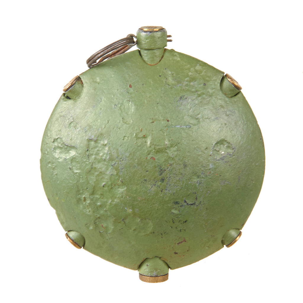 Original German WWI Model 1915 Inert "Turtle" Offensive Discus Repainted Hand Grenade - Discushandgranate Original Items