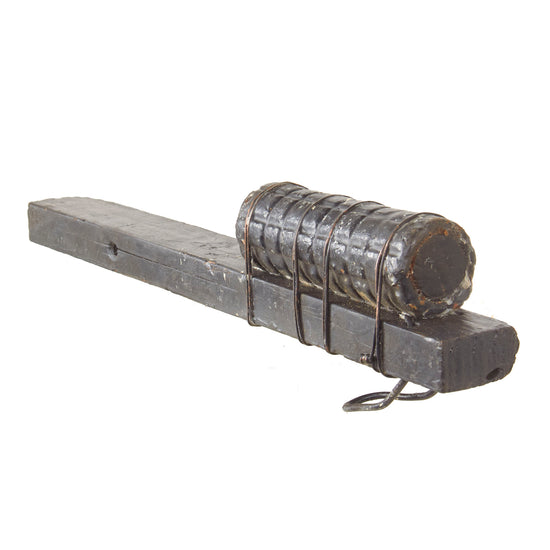 Original French WWI Inert IIIrd Army Raquet Pétard “Hair Brush” Stick Fragmentation Grenade - Pétard de la IIIe Armée Original Items