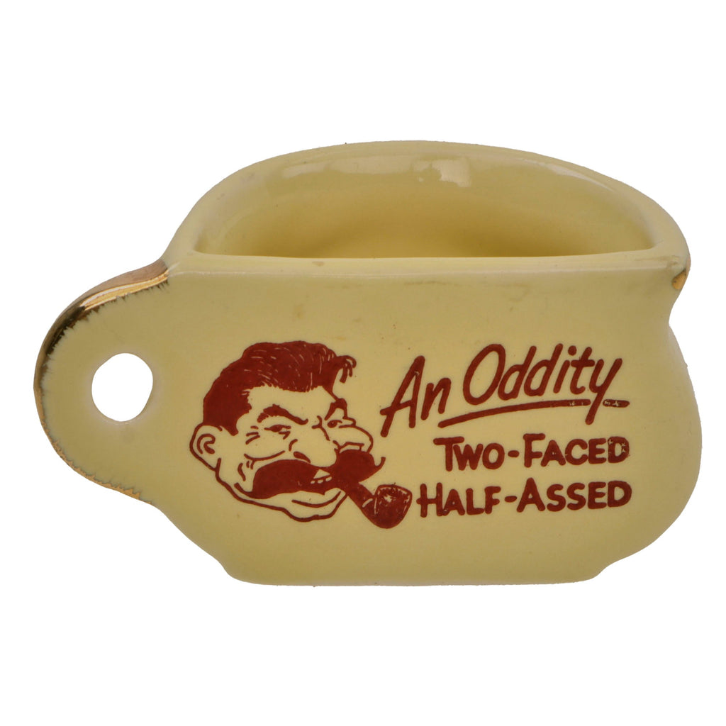 Original U.S. WWII Homefront Anti-Soviet “To My Half Ass Friend” Stalin Oddity Chamber Pot Original Items