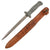 Original U.S. WWII Cut Down M1913 “Patton” Saber Fighting Knife by the Anderson Knife Company of Glendale, California with Leather Sheath