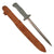 Original U.S. WWII Cut Down M1913 “Patton” Saber Fighting Knife by the Anderson Knife Company of Glendale, California with Leather Sheath