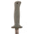 Original U.S. WWII Cut Down M1913 “Patton” Saber Fighting Knife by the Anderson Knife Company of Glendale, California with Leather Sheath